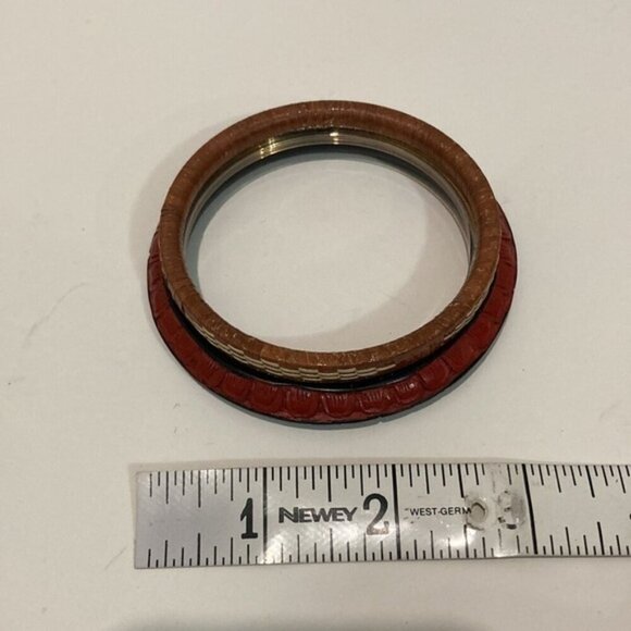 SET OF THREE 3 Brown Boho Bangle bracelets​​​​​​ - Picture 9 of 9